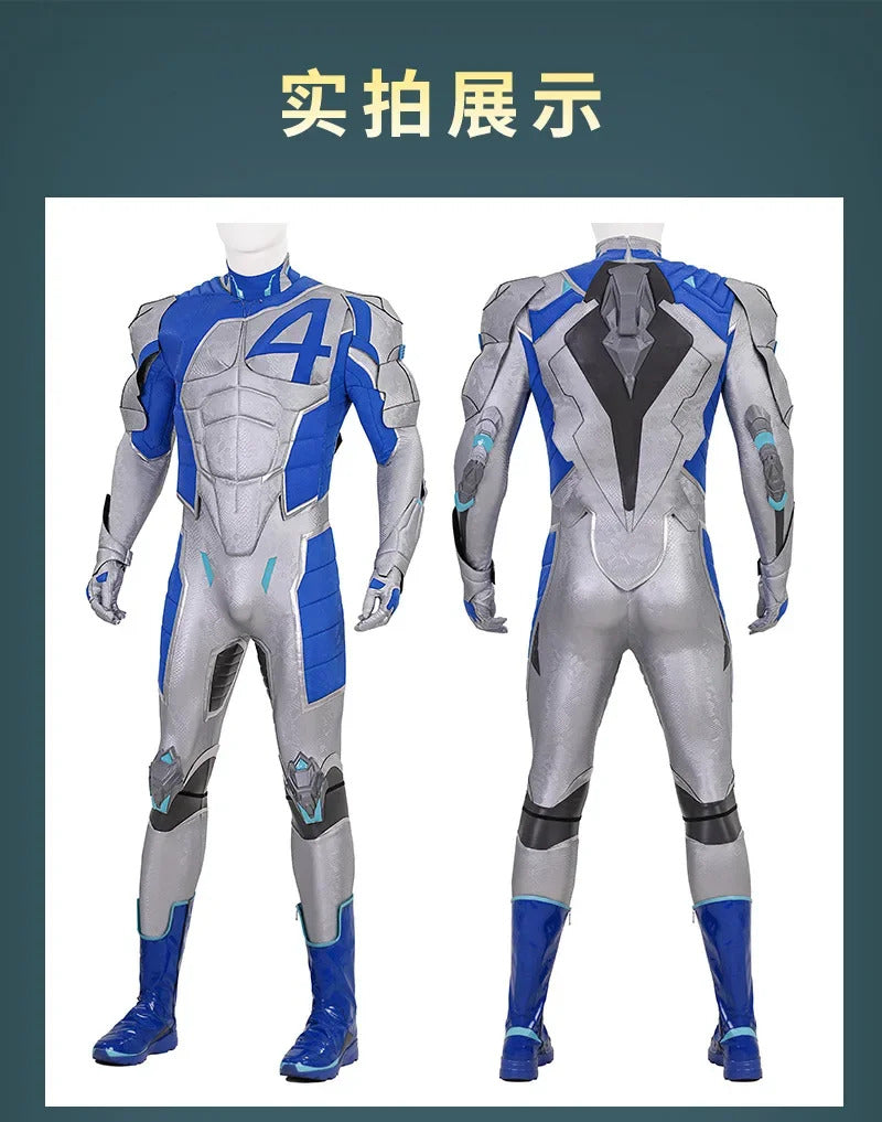 Mister Fantastic Cosplay Costume Reed Richards Uniform Halloween Carnival Party Christmas Play Role Clothes Clothing for Men