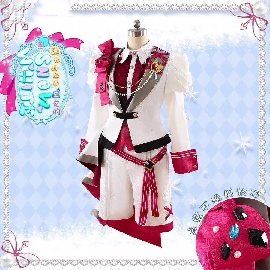 Shusheng-R Ensemble Stars Esupuri Hanamura Fuyume/Sagiri Esu/Natsu Kanna/Hojo Raika Cosplay Costume Uniform Halloween Carnival Party