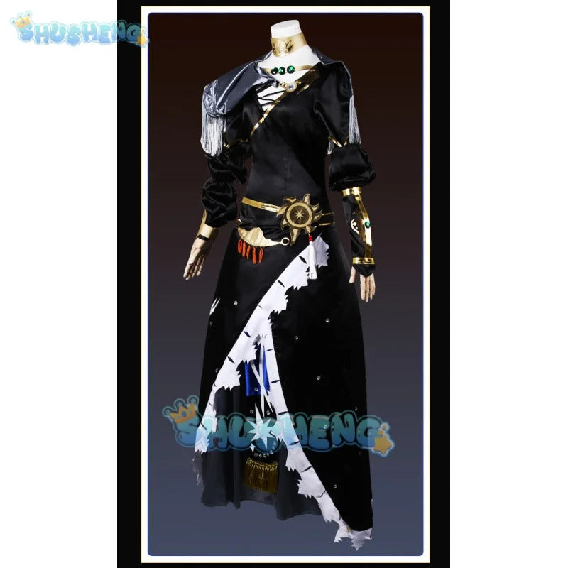 Final Fantasy XIV FF14 Astrologian Cosplay Costume Halloween Carnival Costume Support Customization