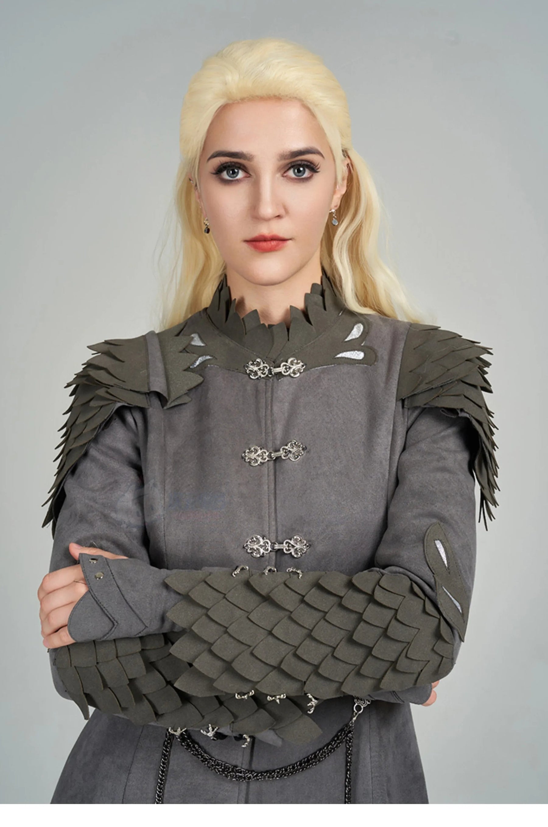 Shusheng-R Rhaenyra Targaryen Cosplay Fantasy Women Costume Houses Cos Dragon Rhaenyra Fantasia Halloween Fashion Dress Uniform Prop Set