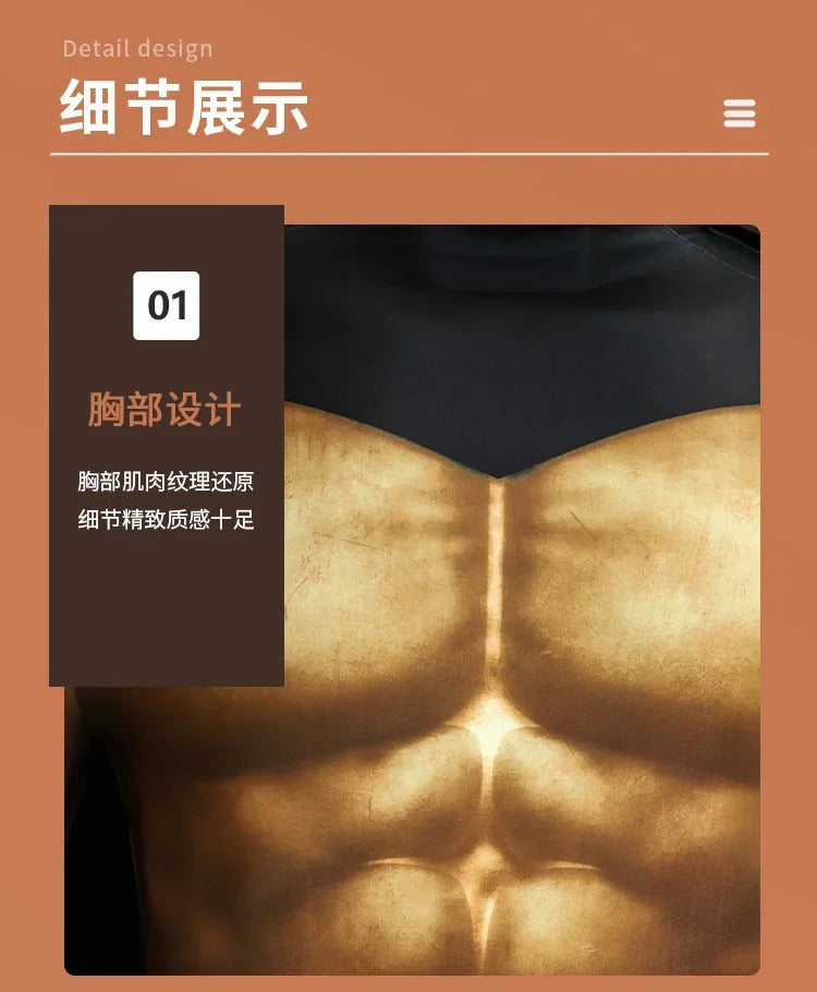 Movie Sentry Robert Reynolds Cosplay Thunder cos bolts Costume Jumpsuit waist cover cloak hand guard set Halloween Man uniform