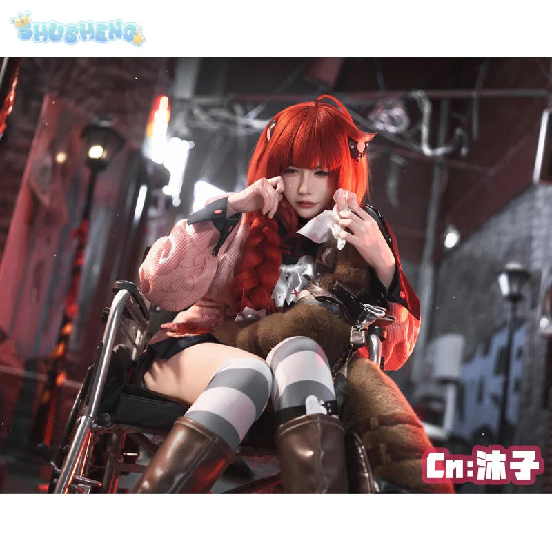 Ukinami Yuzuha Zenless Zone Zero Cosplay Costume Sweater skirt backpack doll socks props Halloween sweet women complete set
