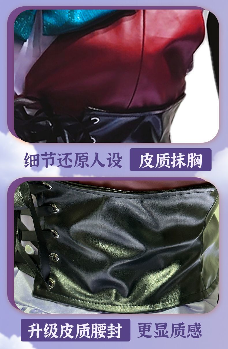 Anime Love, Chunibyo & Other Delusions Cosplay Takanashi Rikka Costume Wig hat eye mask socks Halloween sweet girl uniform