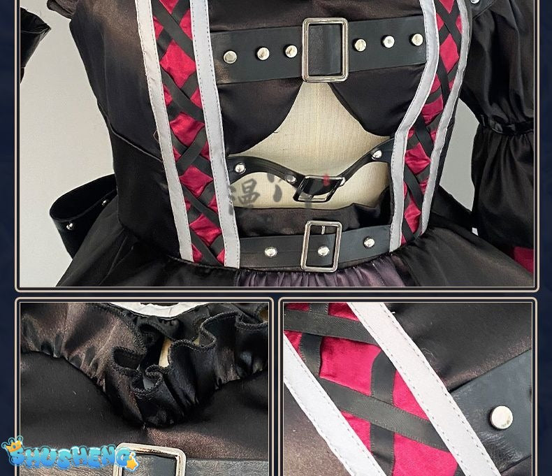 Game Dead and Bloomed in the Mansion Devil Cosplay Costume Lolita Dress Halloween Carnival Uniform Anime Clothing Party Suit