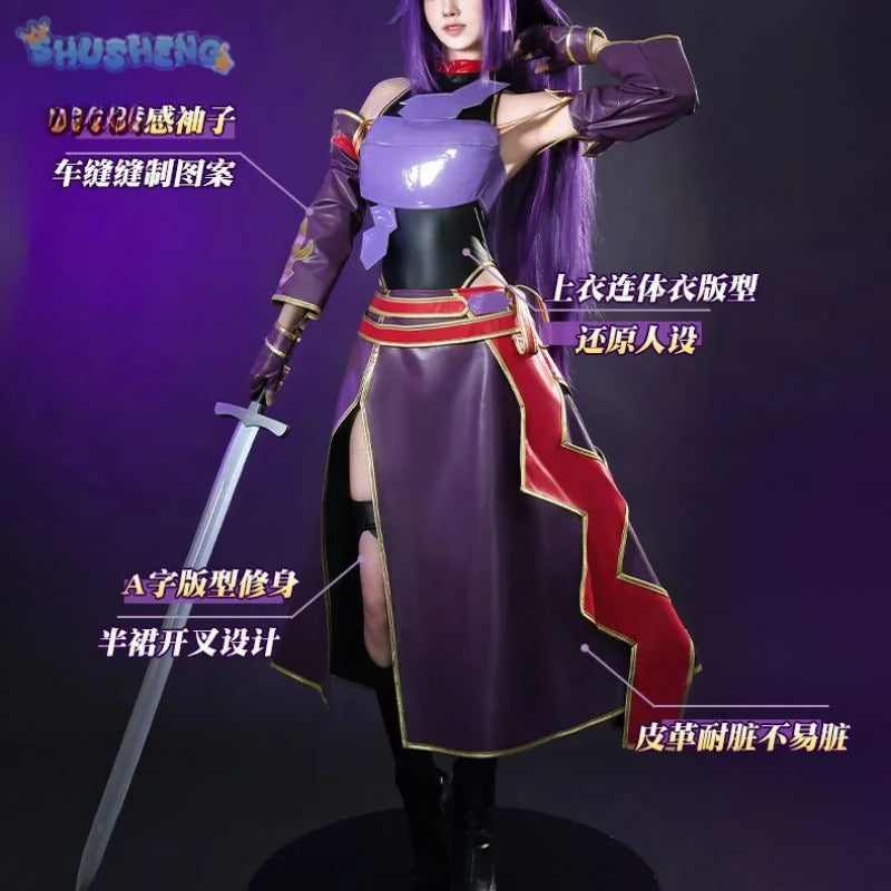 Anime Konno Yuuki Sword Art Online SAO Cosplay Costume Women's Man jumpsuit gloves belt skirt set Halloween handsome uniform