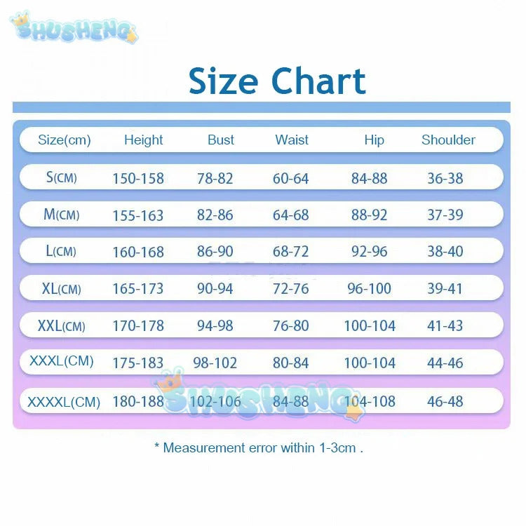 Shusheng Vtuber Nijisanji Uduki Kohh MV Game Suit Lovely Uniform Cosplay Costume Halloween Carnival Party Role Play Outfit