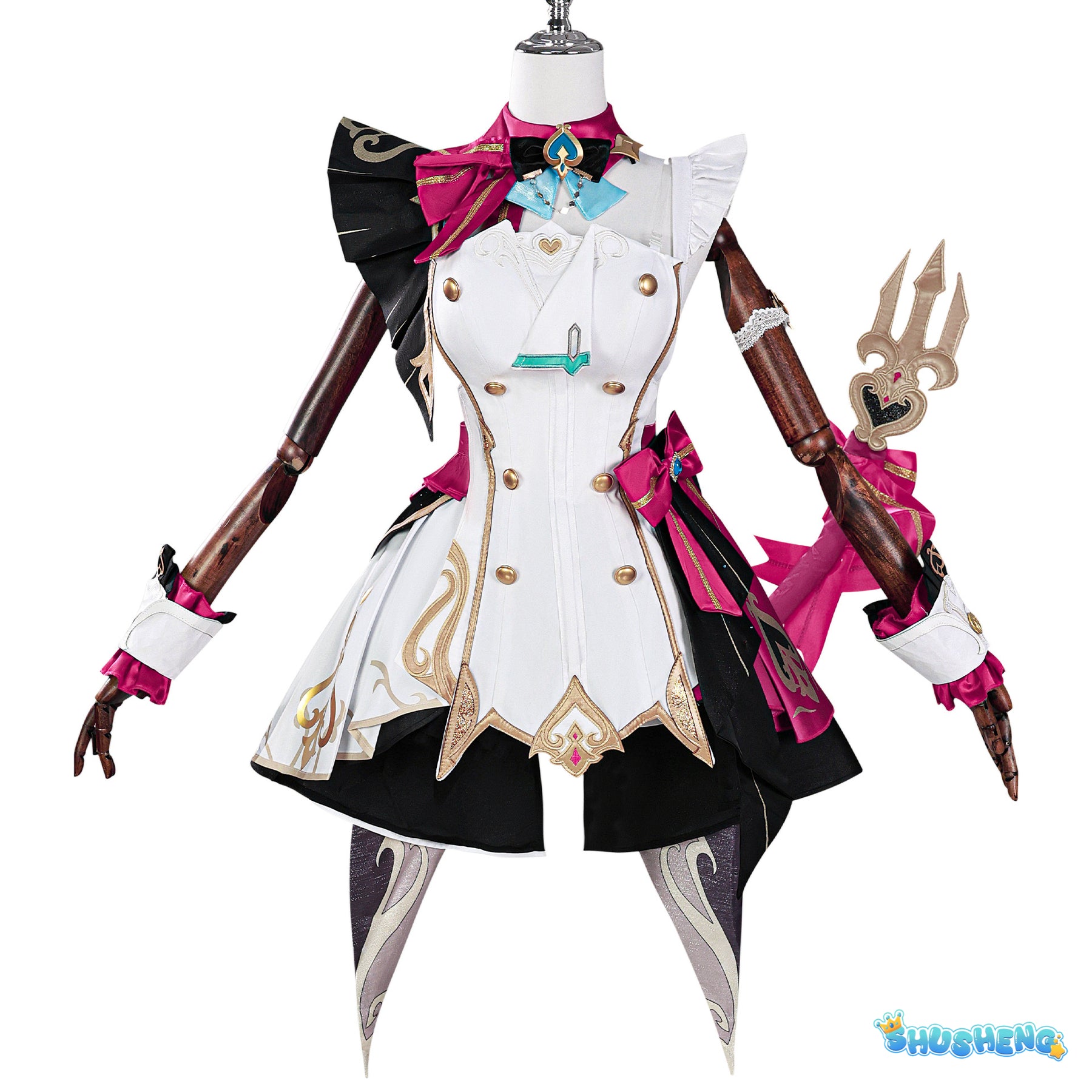 Game Genshin Impact Escoffier cosplay costume Escoffier cosplay wig Escoffier cosplay shoes