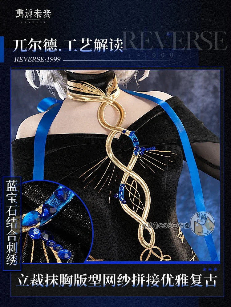 Reverse:1999 Urd Cosplay Costume Uniform Halloween Carnival Party Christmas Play Role Clothes Clothing for Women