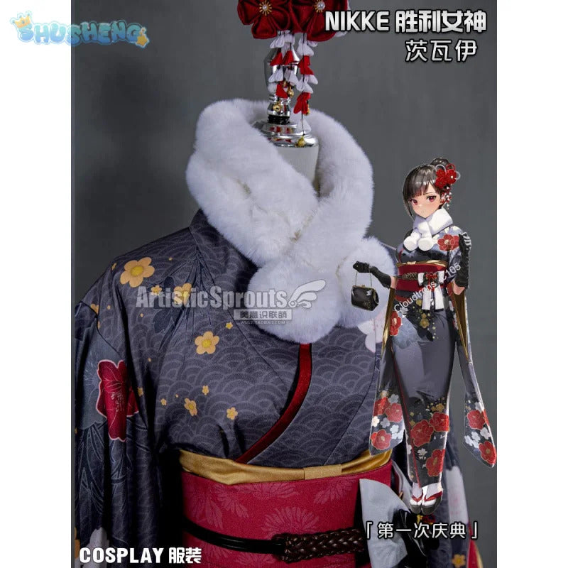 NIKKE:The Goddess of Victory Zwei Cosplay Costume Halloween party new kimono dress accessories props wig woman uniform set