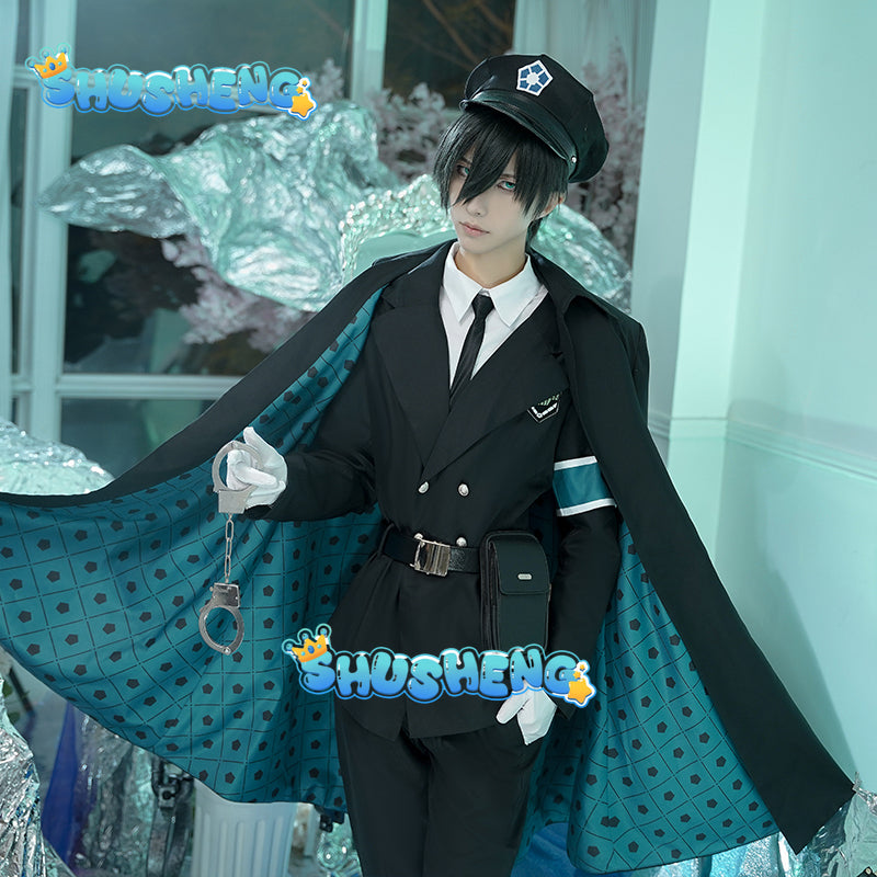 Anime Chigiri Hyoma Cosplay Costume BLUE LOCK Cape Handsome Uniform Halloween Carnival Fancy Outfits Cloak