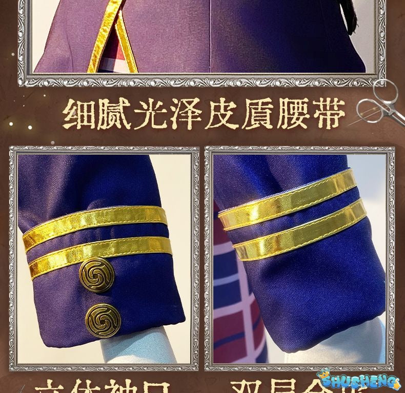 Game Identity V Doctor Emily Dyer Ivory Tower Cosplay Costume Women Dress Anime Outfit Halloween Party Roleplay Fullset