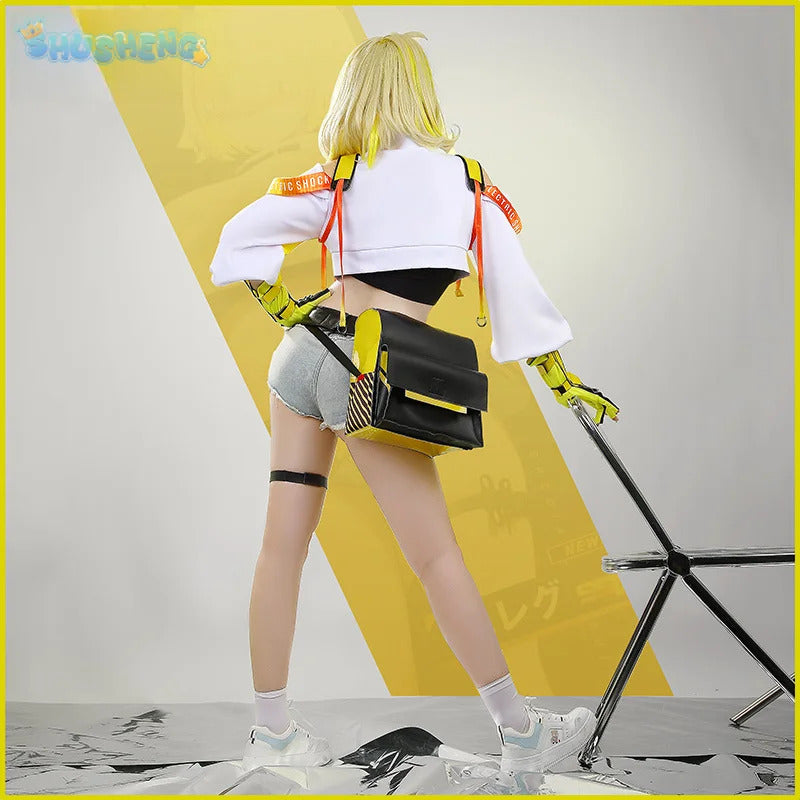 Shusheng-R NIKKE:The Goddess of Victory Elegant Cosplay Elegg Costume Coat waist bag shorts gloves belt accessories Halloween sweet set