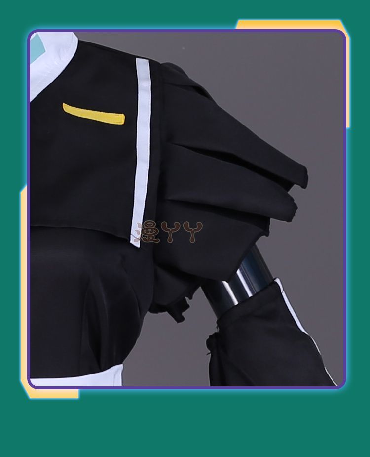 Hatsune Miku Black White Maid Apron Dress Uniform Outfit Anime Cosplay Costumes