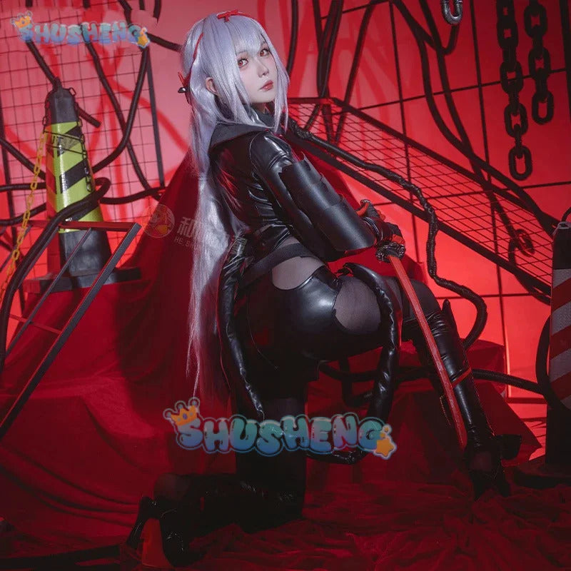 Goddess of Victory: Nickel Red Lotus shadow sexy women cosplay costume cos game anime party uniform halloen play rode clothes