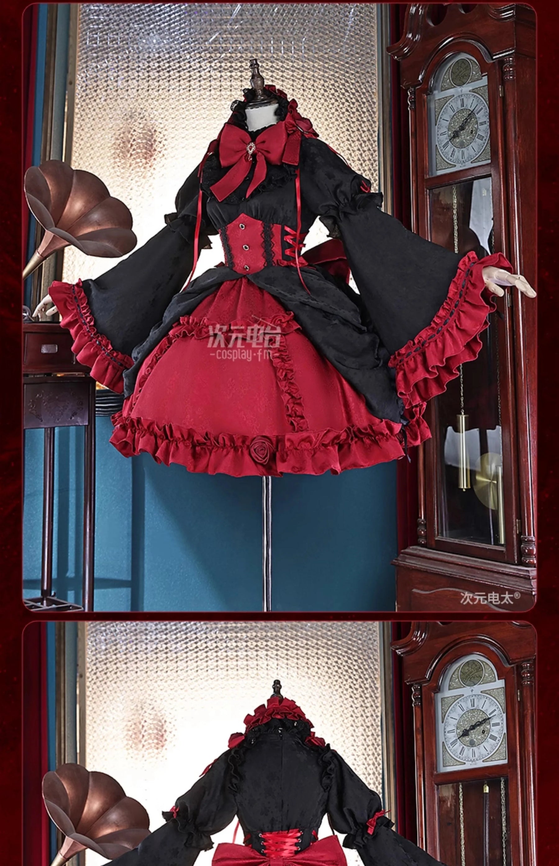 Anime Re:Zer Ram Cosplay Garage Kit Costume Halloween Party Sweet Lolita Dress Accessories Props Wig Set Woman Man MaidUniform