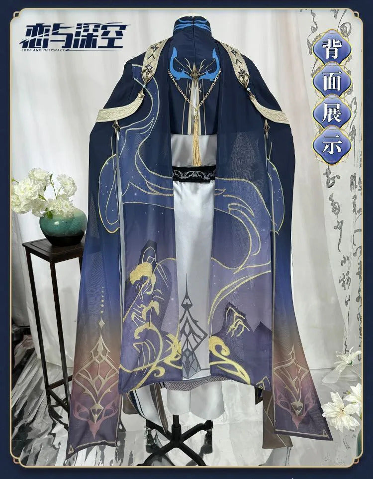Shusheng Zayne Cosplay Game Love And Deepspace Costume Fashion Gentlemanly Uniforms Men Halloween Party Role Play Clothing