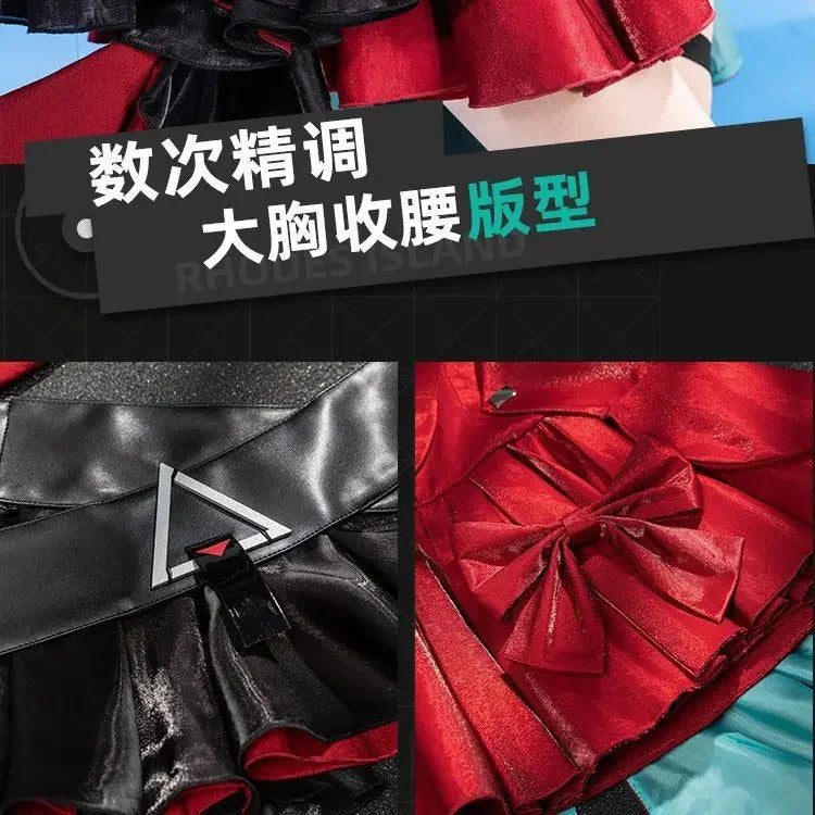 Arknights Skadi the Corrupting Heart Cosplay Costume Abyssal Hunters Uniform Halloween Carnival Party Clothing