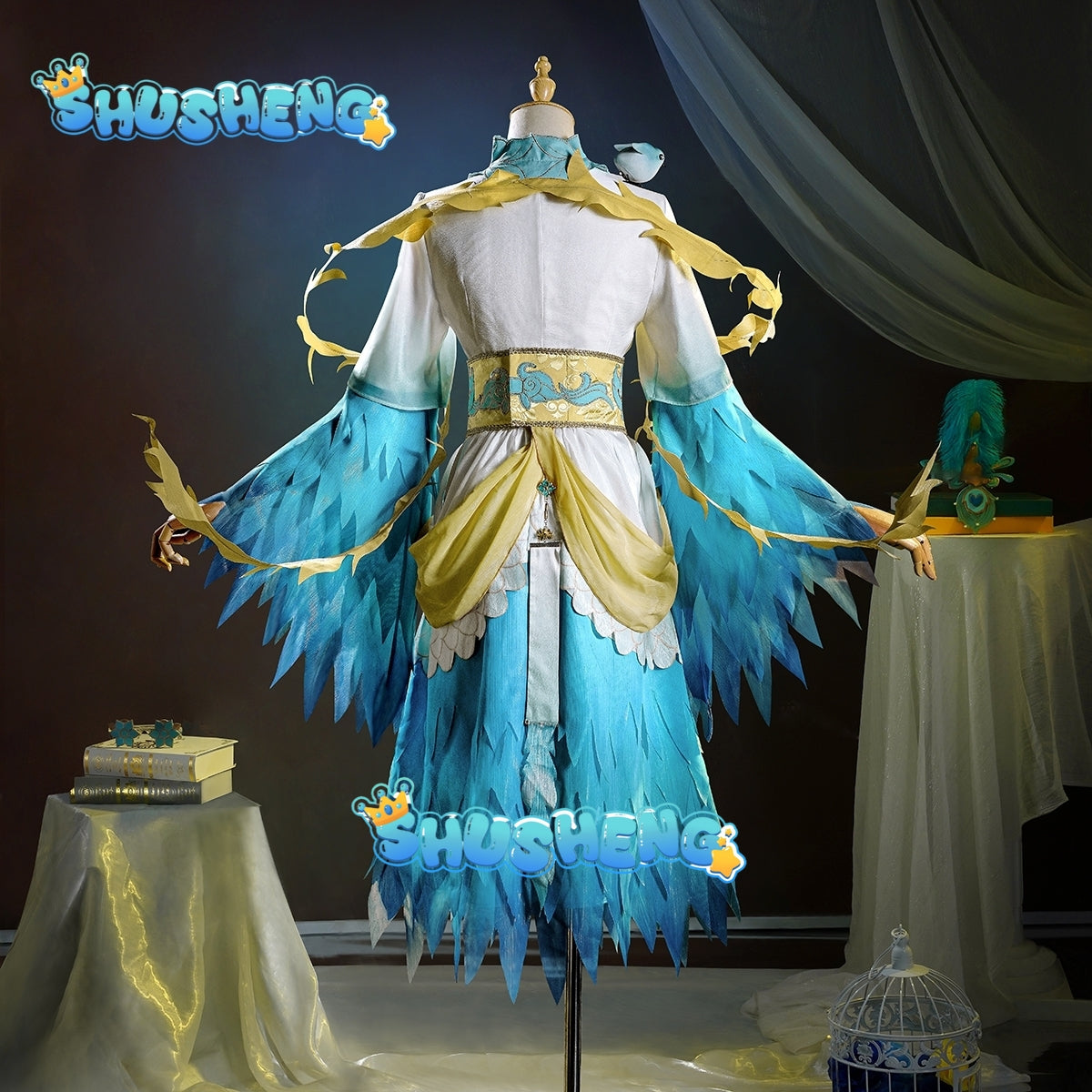 Identity V Qi Shiyi Antiquarian Game Suit Elegant Dress Uniform Cosplay Costume Halloween Party Role Play Outfit
