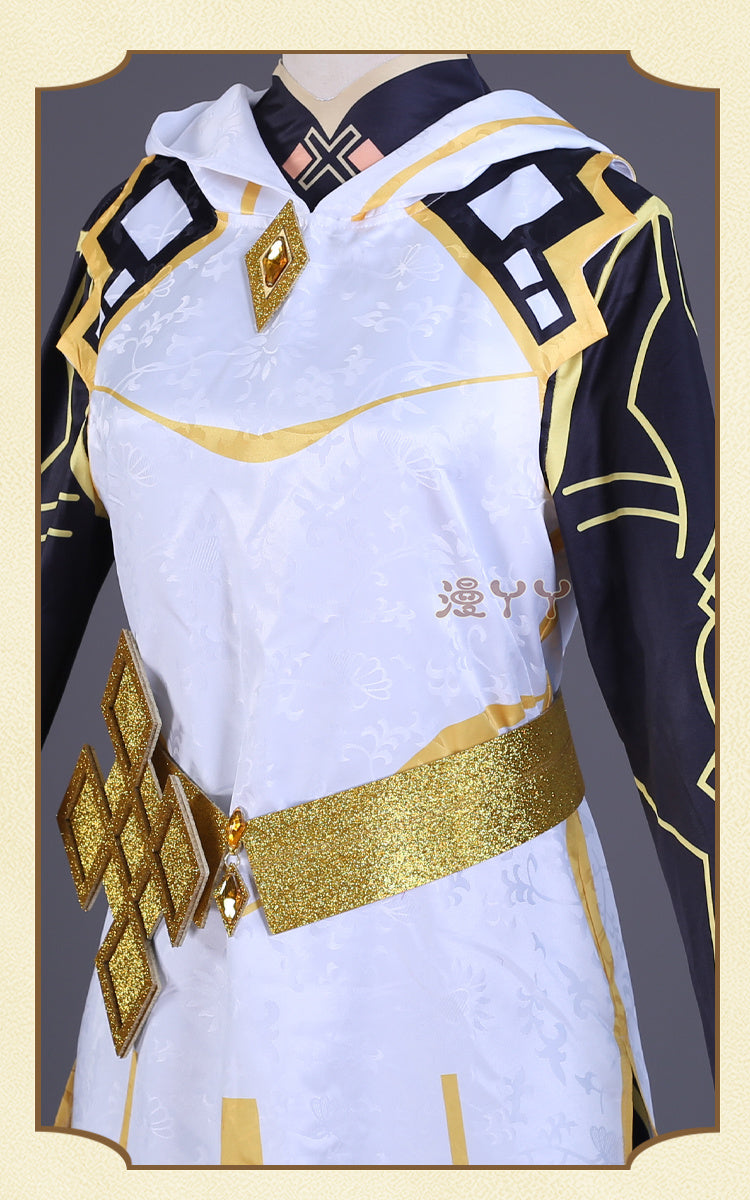 Genshin Impact Zhong Li COS Costume The Rock God Emperor Morax Game Clothing Cosplay Complete Set Men Women