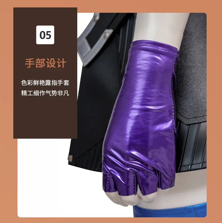 Shusheng-R Superhero Elizabeth Braddock Cosplay Psylocke Betsy Braddock Costume Women's Fantasia Uniform Halloween Party Fashion Full Set