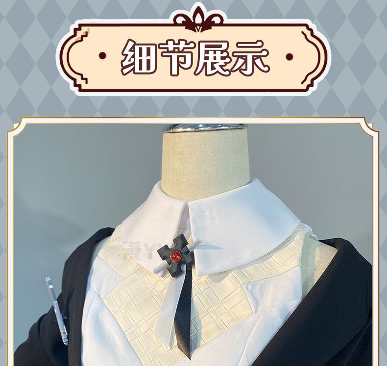 Arknights Theresa Cosplay Costume Cos Game Anime Party Uniform Hallowen Play Role Clothes New Full Set