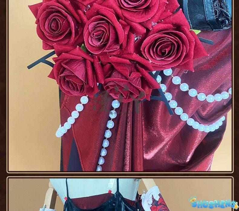 Game Identity ⅤBloody Queen Mary Cosplay Costume Women Girls Dress Roleplay Fantasia Outfits Halloween Carnival Uniform