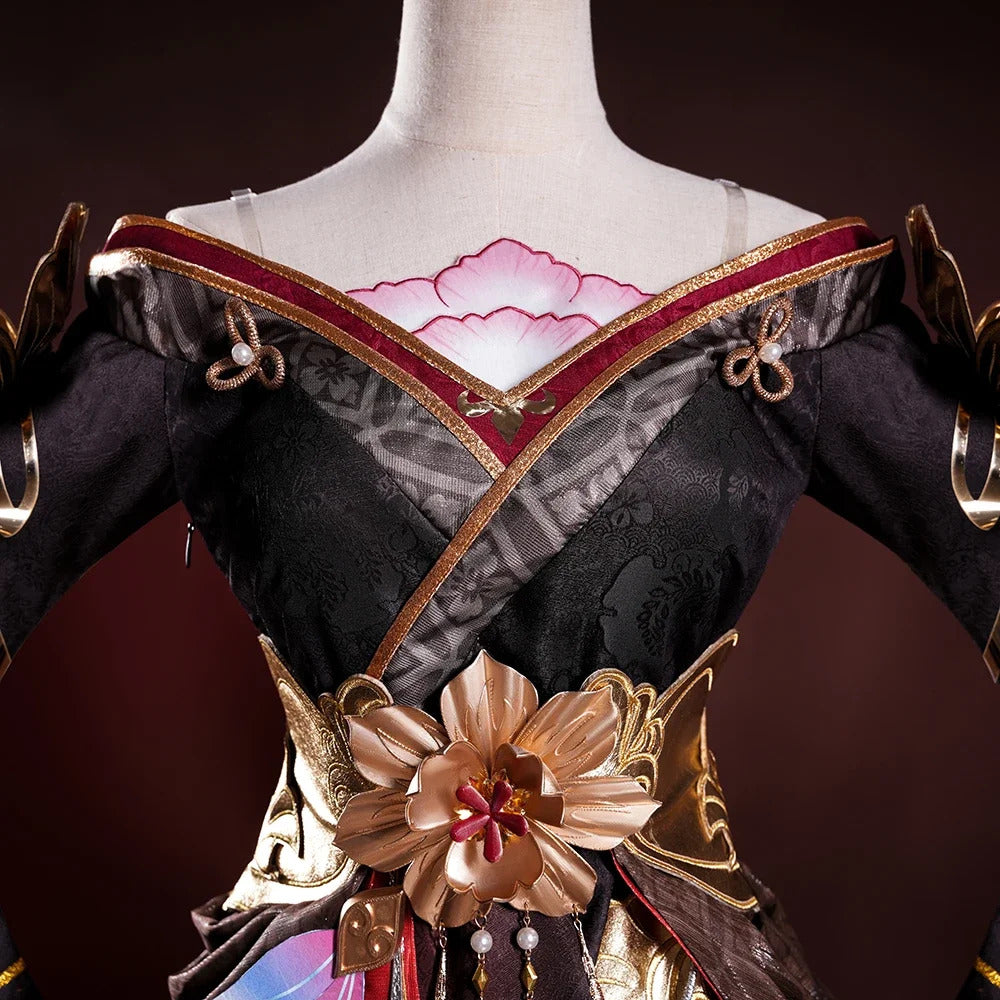 Honkai star rail fugue cosplay dress ingyun pajamas tail hairpins Xianzhou Luofu Halloween party prop Shusheng
