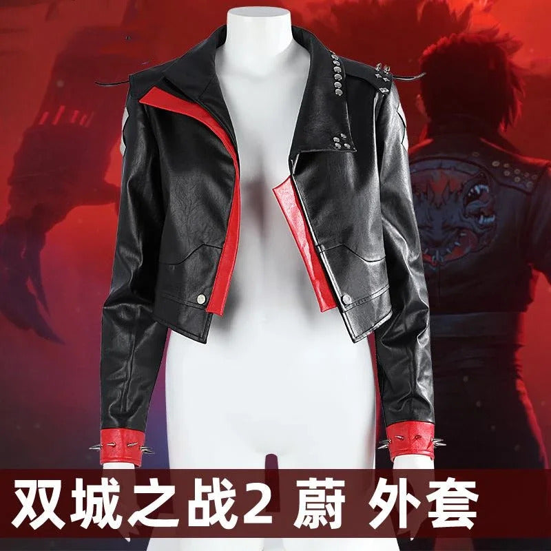 LoL Arcane:League of Legends 2 Vi Cosplay Costume Coat Uniform Hallowen Carnival Party Play Role Clothing for Women Shusheng