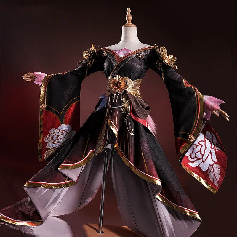 Honkai star rail fugue cosplay dress ingyun pajamas tail hairpins Xianzhou Luofu Halloween party prop Shusheng