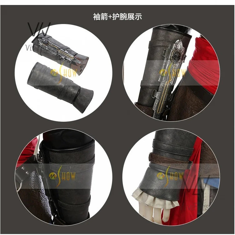 Uniform Outfits Complete Customization Suit Halloween PartyAssassins Cosplay Edward Costume Creed Black Flag Kenway Male