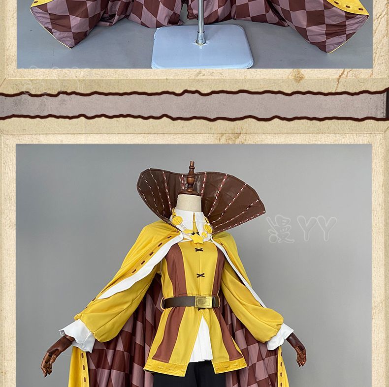 Andrew Kreiss Grave Keeper Cosplay Costume Game Identity V Uniform With Cloak Beret Halloween Party Role Play Outfit