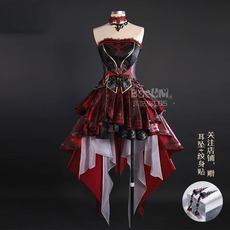 Shusheng-Love and Deepspace Heroines Cosplay Costume Abysm Sovereign Dress New Combat Outfit Hunter Uniform Halloween Women Girls