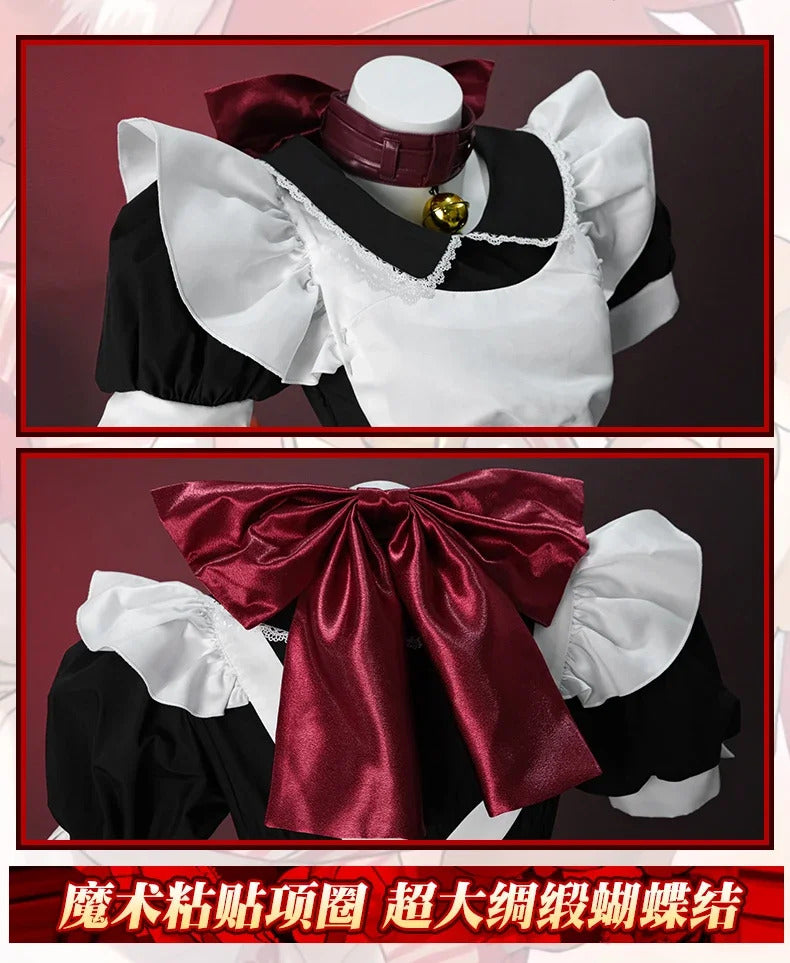 New Tamamo Cat Fate/Grand Order Cosplay FGO Costume Woman Man Halloween maid dress ear foot glove tail full set Lolita uniform
