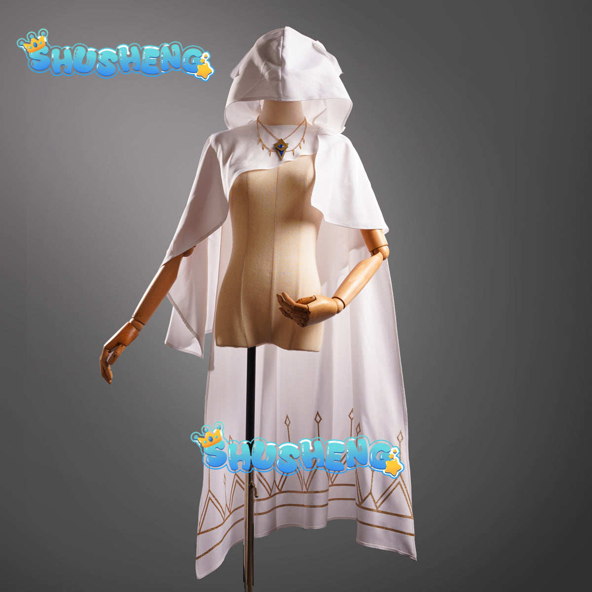 Game Identity V Eli Clark Seer The pure white prophet under the truth cosplay suit Halloween Party Event COS Christmas Gift