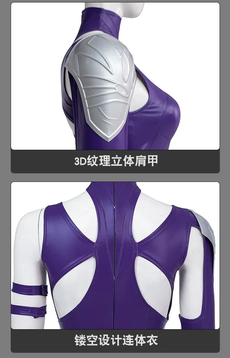 Revanche Psylocke Cosplay Costume Betsy Braddock Uniform Halloween Carnival Party Christmas Play Role Clothes Clothing for Women