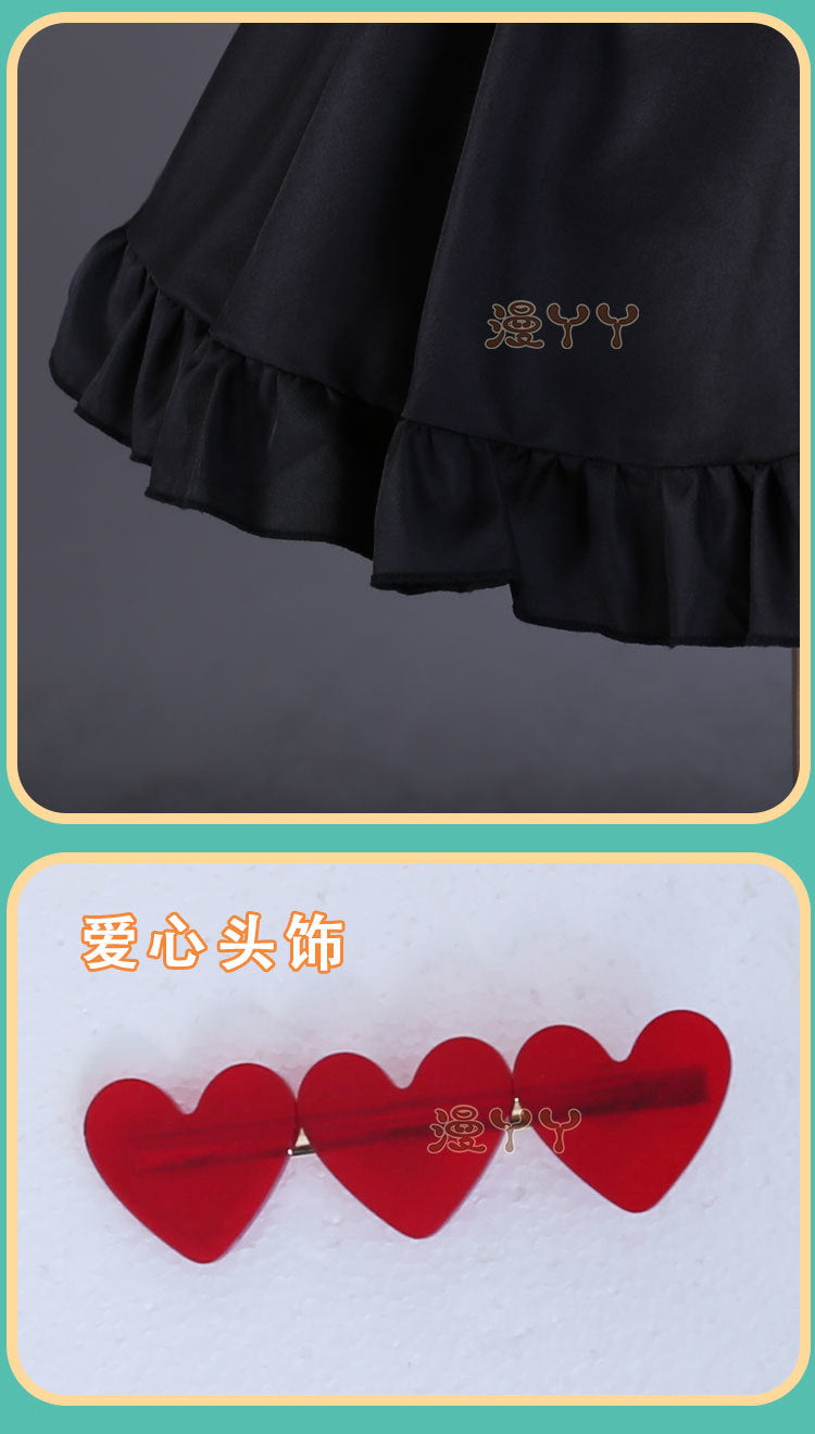 Vampire Miku Cosplay Costume Vocaloid Vampire Miku figure cosplay suit Pink kawaii dress Bowknot uniform
