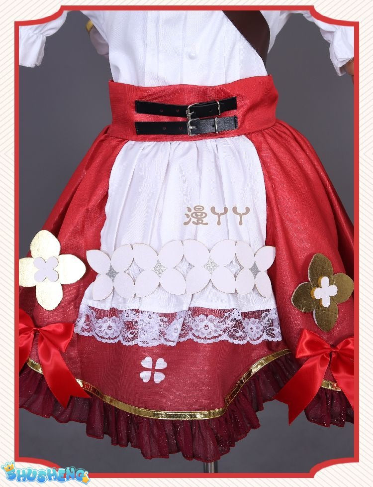Klee Blossoming Starlight Cosplay Genshin Impact Klee New Skin Cosplay Wig Halloween Party Outfits for Girls