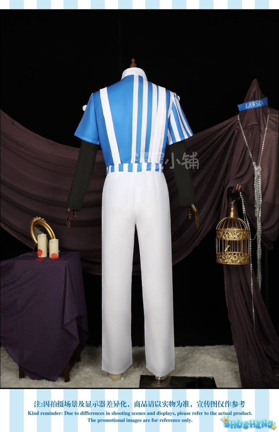 LAWSON Ada Mesmer Cosplay Anime Identity V Emil Cosplay Costume Maid Dress Uniform Halloween Party Role Play Outfit For Woman