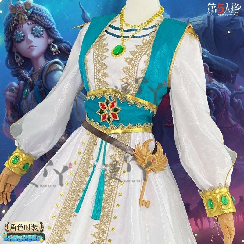 Identity V Anne Lester Toy Merchant Fashion Game Suit Gorgeous Dress Cosplay Costume Halloween Party Outfit Women