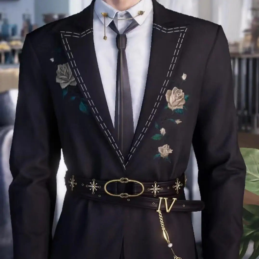 Love and Deepspace Rafayel Cosplay Costume Rose Secret Letter Halloween Carnival Party Christmas Play Role Clothes Clothing