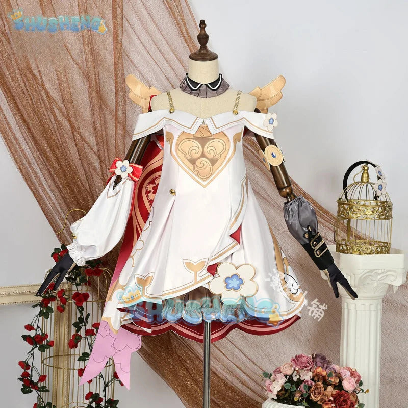 Honkai Star Rail Tribbie Cosplay Costume Dress Uniform Headwear Halloween Party for Women Girls Props Carnival Role Play Set