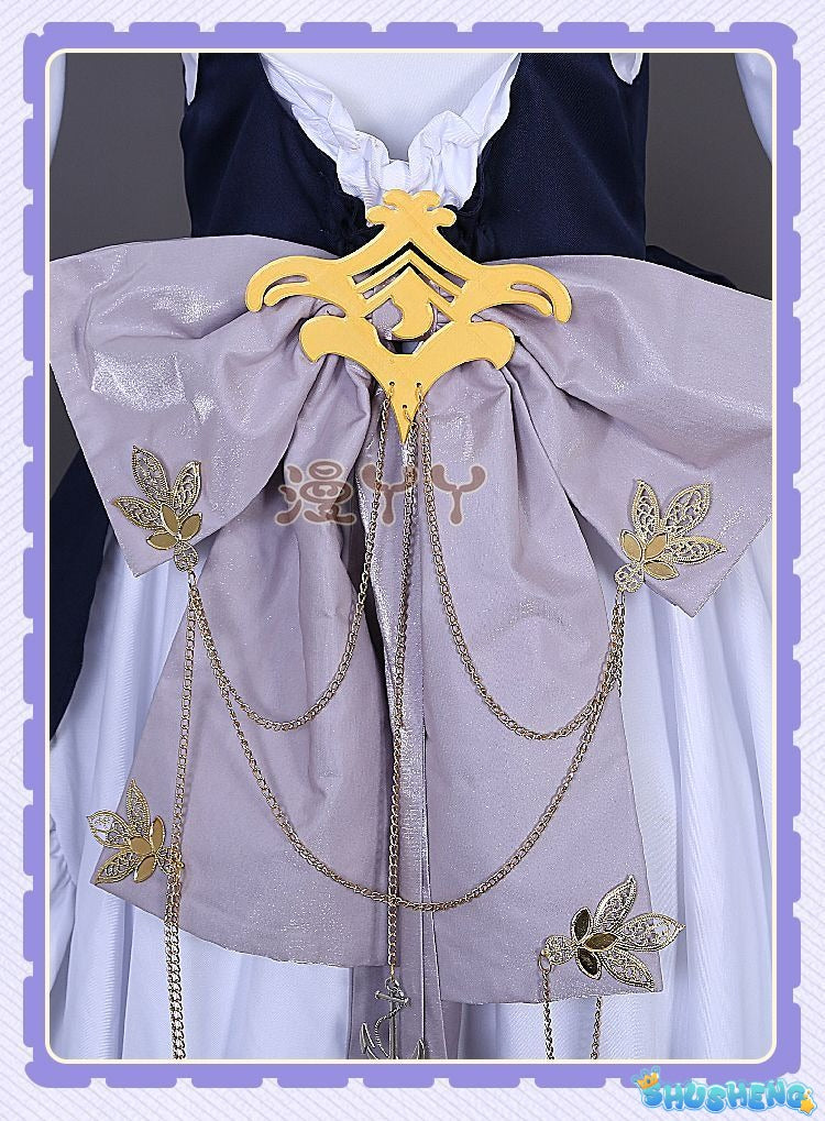 Azur Lane Cheshire Cosplay Lolita Maid Dress Game Anime Suit for Women Halloween Carnival Roleplay Clothing COSFun