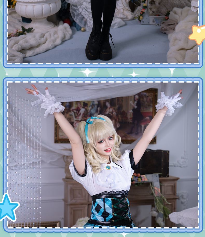 Todo Yurika Cosplay Costume Game Aikatsu Uniform Halloween Carnival Party Christmas Play Role Clothes Clothing