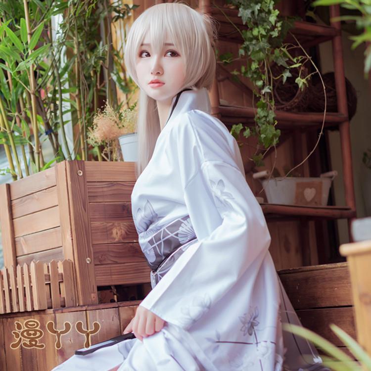 Yosuga no Sora Cosplay Costume Sora Kasugano Kimono Bathrobe Dress Japanese Summer Festival Kimono Women Dress