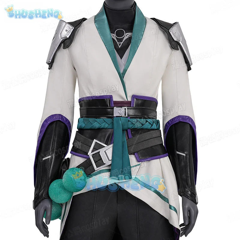 Sage Cosplay Costume Game Valorant Uniform Halloween Carnival Party Christmas Play Role Clothes Clothing for Women