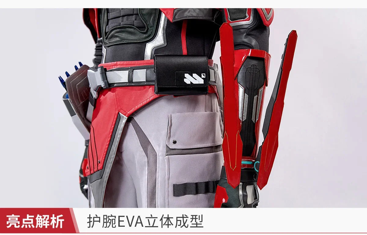 Game Apex legends Luciano Sparrow cosplay costume Coat pants belt gloves necklace props shoes set men woman fantasy New uniform