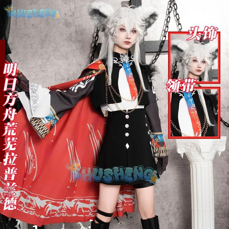 Arknights Lappland The Decadenza Cosplay Costume Uniform Halloween Carnival Party Christmas Play Role Clothes Clothing for Women