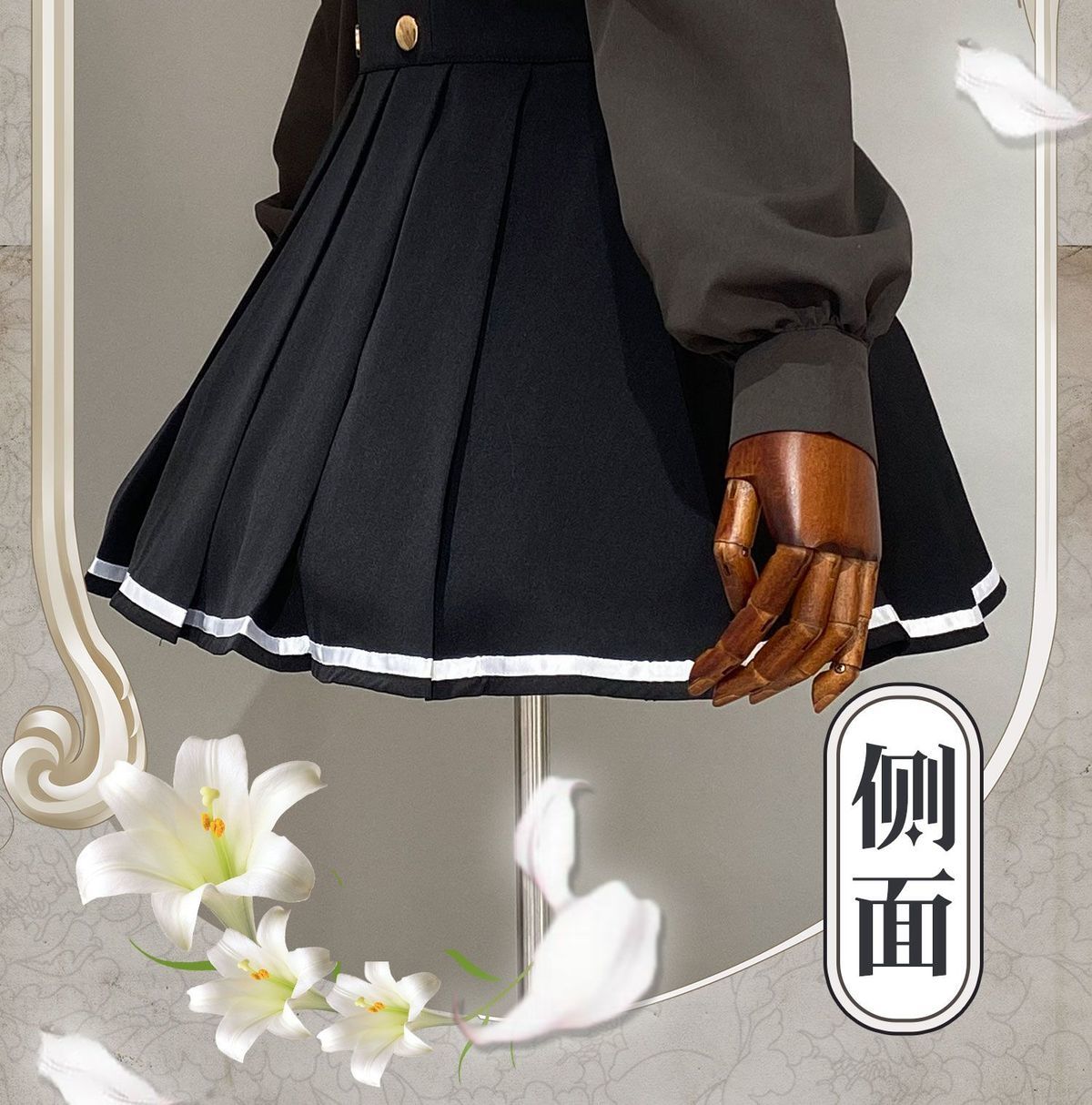 Anime Spy Classroom Hanazono Lily Cosplay Costume Wig Shirt Skirt Girls JK School Uniform Halloween