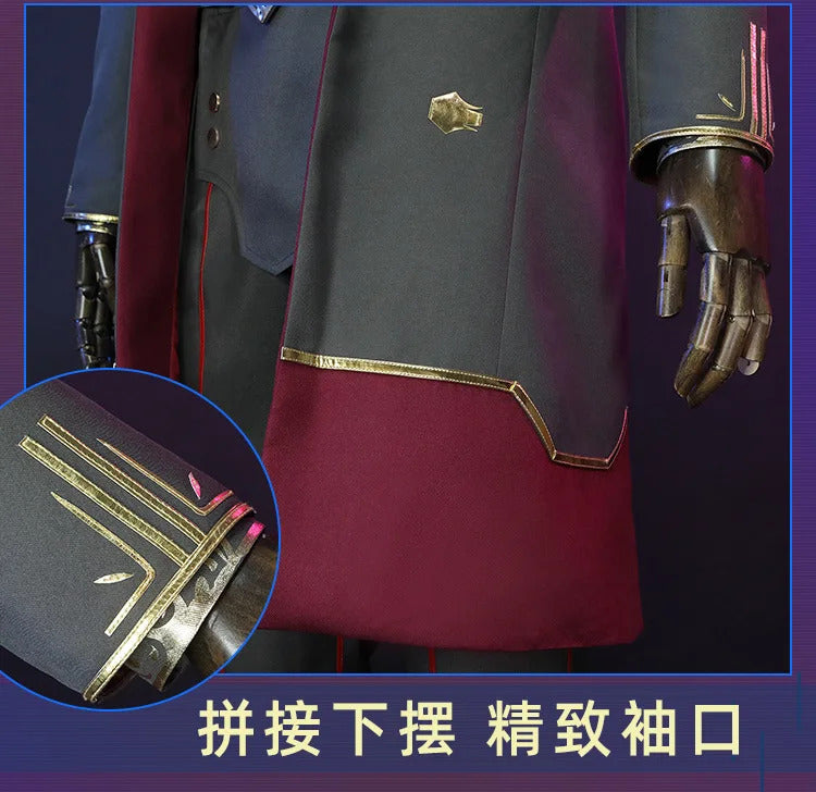 IN STOCK Silco Arcane Cosplay Arcane:League of Legends Silco costume Carnival Party Men Women Uniform Accessories Prop Set