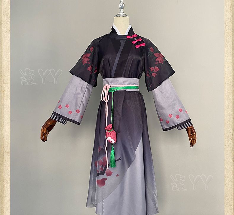 Wu Chang White Guard & Black Guard Cosplay Costume Game Identity V Peach Faced Scholar Cosplay Suit Party Clothing Halloween Carnival Uniforms